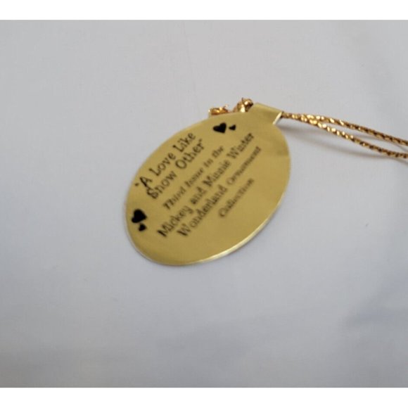 Mickey Mouse 2008 Snow Globe Ornament A LOVE LIKE SNOW OTHER Bradford #A0223 COA - Picture 8 of 11